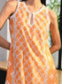 Newry Kurta With Border Dhoti Pant